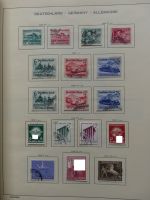 Deutschland Allge. ab Brustschild mit Höchstwerten im Schaubek Vordruck #LZ759