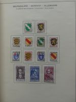 Deutschland Allge. ab Brustschild mit Höchstwerten im Schaubek Vordruck #LZ759