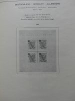 Deutschland Allge. ab Brustschild mit Höchstwerten im Schaubek Vordruck #LZ759