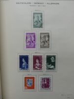 Deutschland Allge. ab Brustschild mit Höchstwerten im Schaubek Vordruck #LZ759