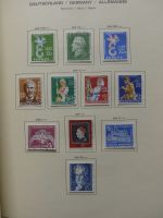Deutschland Allge. ab Brustschild mit Höchstwerten im Schaubek Vordruck #LZ759