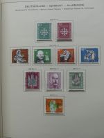 Deutschland Allge. ab Brustschild mit Höchstwerten im Schaubek Vordruck #LZ759