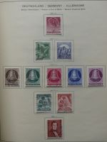 Deutschland Allge. ab Brustschild mit Höchstwerten im Schaubek Vordruck #LZ759