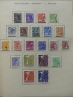 Deutschland Allge. ab Brustschild mit Höchstwerten im Schaubek Vordruck #LZ759