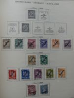 Deutschland Allge. ab Brustschild mit Höchstwerten im Schaubek Vordruck #LZ759