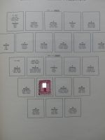 Deutschland Allge. ab Brustschild mit Höchstwerten im Schaubek Vordruck #LZ759