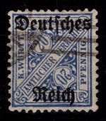 Deutsches Reich Dienstmarken 60 Y gestempelt geprüft Bechthold BPP #OF165