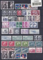 Schweden Jahrgang 1972 ex 737-789 gestempelt und postfrisch #OI660