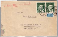 BRD Bund 204 auf Brief Mehrfachfrankatur #OI443