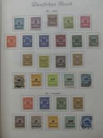 Deutsches Reich dual besammelt im KA-BE Binder #LZ767