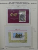 DDR komplett gestempelt von 1949-1972 im Schaubek Binder #LZ768