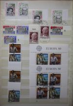 Europa Cept teils dual besammelt im Einsteckalbum #LZ779