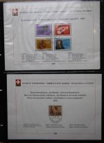 Schweiz Ersttagsblätter 1997-2001 im Post-Binder #LZ781