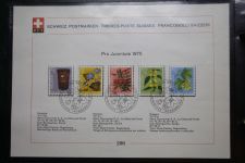 Schweiz Ersttagsblätter 1997-2001 im Post-Binder #LZ781