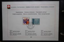 Schweiz Ersttagsblätter 1997-2001 im Post-Binder #LZ781