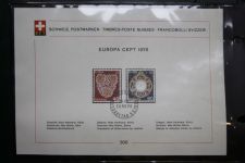 Schweiz Ersttagsblätter 1997-2001 im Post-Binder #LZ781