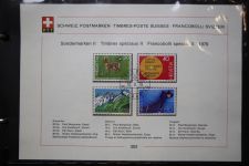 Schweiz Ersttagsblätter 1997-2001 im Post-Binder #LZ781