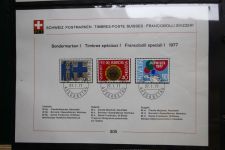 Schweiz Ersttagsblätter 1997-2001 im Post-Binder #LZ781