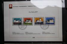 Schweiz Ersttagsblätter 1997-2001 im Post-Binder #LZ781