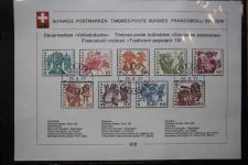 Schweiz Ersttagsblätter 1997-2001 im Post-Binder #LZ781