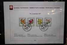 Schweiz Ersttagsblätter 1997-2001 im Post-Binder #LZ781