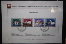 Schweiz Ersttagsblätter 1997-2001 im Post-Binder #LZ781