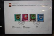 Schweiz Ersttagsblätter 1997-2001 im Post-Binder #LZ781