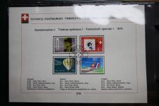 Schweiz Ersttagsblätter 1997-2001 im Post-Binder #LZ781