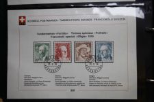 Schweiz Ersttagsblätter 1997-2001 im Post-Binder #LZ781