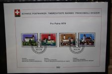 Schweiz Ersttagsblätter 1997-2001 im Post-Binder #LZ781