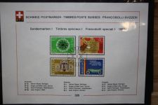 Schweiz Ersttagsblätter 1997-2001 im Post-Binder #LZ781