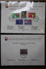 Schweiz Ersttagsblätter 1997-2001 im Post-Binder #LZ781