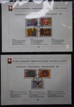 Schweiz Ersttagsblätter 1997-2001 im Post-Binder #LZ781