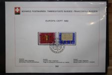 Schweiz Ersttagsblätter 1997-2001 im Post-Binder #LZ781