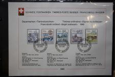 Schweiz Ersttagsblätter 1997-2001 im Post-Binder #LZ781