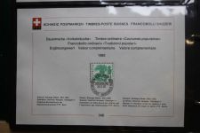 Schweiz Ersttagsblätter 1997-2001 im Post-Binder #LZ781