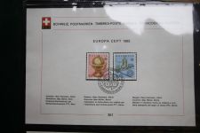 Schweiz Ersttagsblätter 1997-2001 im Post-Binder #LZ781