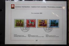 Schweiz Ersttagsblätter 1997-2001 im Post-Binder #LZ781