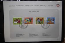 Schweiz Ersttagsblätter 1997-2001 im Post-Binder #LZ781