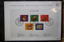 Schweiz Ersttagsblätter 1997-2001 im Post-Binder #LZ781