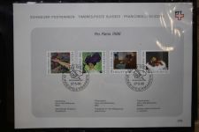 Schweiz Ersttagsblätter 1997-2001 im Post-Binder #LZ781