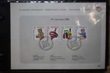 Schweiz Ersttagsblätter 1997-2001 im Post-Binder #LZ781