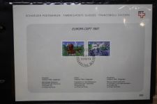 Schweiz Ersttagsblätter 1997-2001 im Post-Binder #LZ781