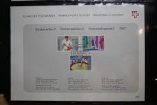 Schweiz Ersttagsblätter 1997-2001 im Post-Binder #LZ781
