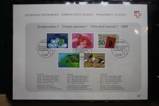 Schweiz Ersttagsblätter 1997-2001 im Post-Binder #LZ781