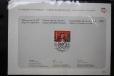 Schweiz Ersttagsblätter 1997-2001 im Post-Binder #LZ781