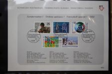 Schweiz Ersttagsblätter 1997-2001 im Post-Binder #LZ781