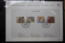Schweiz Ersttagsblätter 1997-2001 im Post-Binder #LZ781