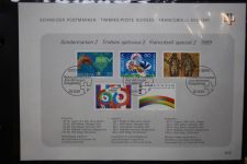 Schweiz Ersttagsblätter 1997-2001 im Post-Binder #LZ781