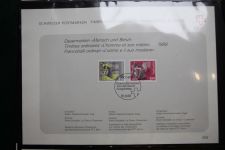 Schweiz Ersttagsblätter 1997-2001 im Post-Binder #LZ781
